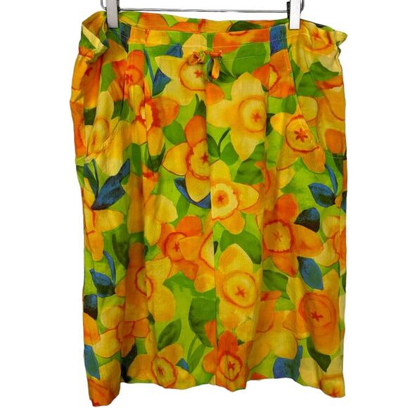 Jams World Floral Midi Wrap Skirt - Picture 1 of 6
